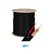 کابل کواکسیال ترکیبی RG59 مغزی تمام مس 0/7 برق یک ۲۲۰